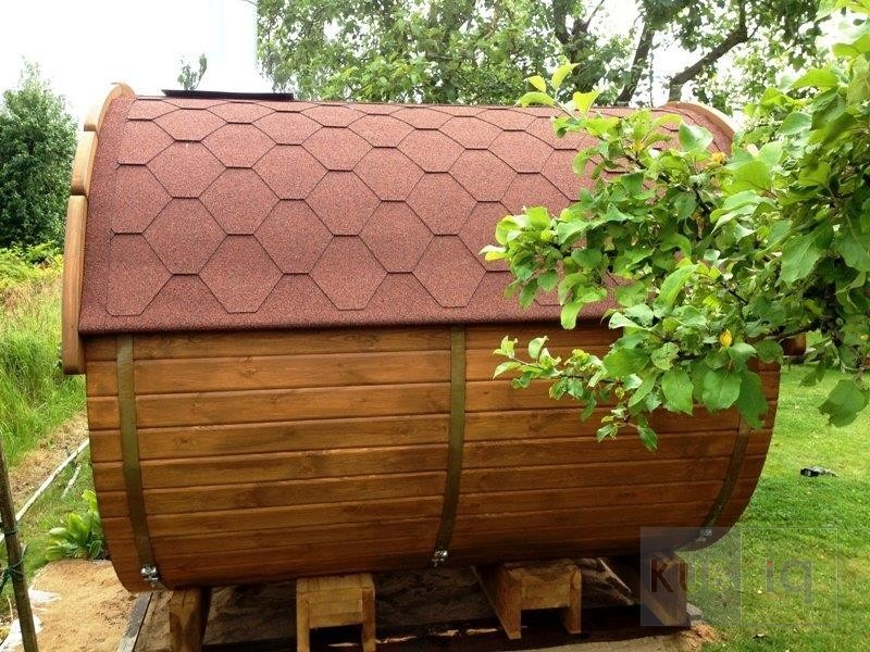 Okrugla vanjska sauna 2,4 m promjera 197 ili 227 cm - Slika 18
