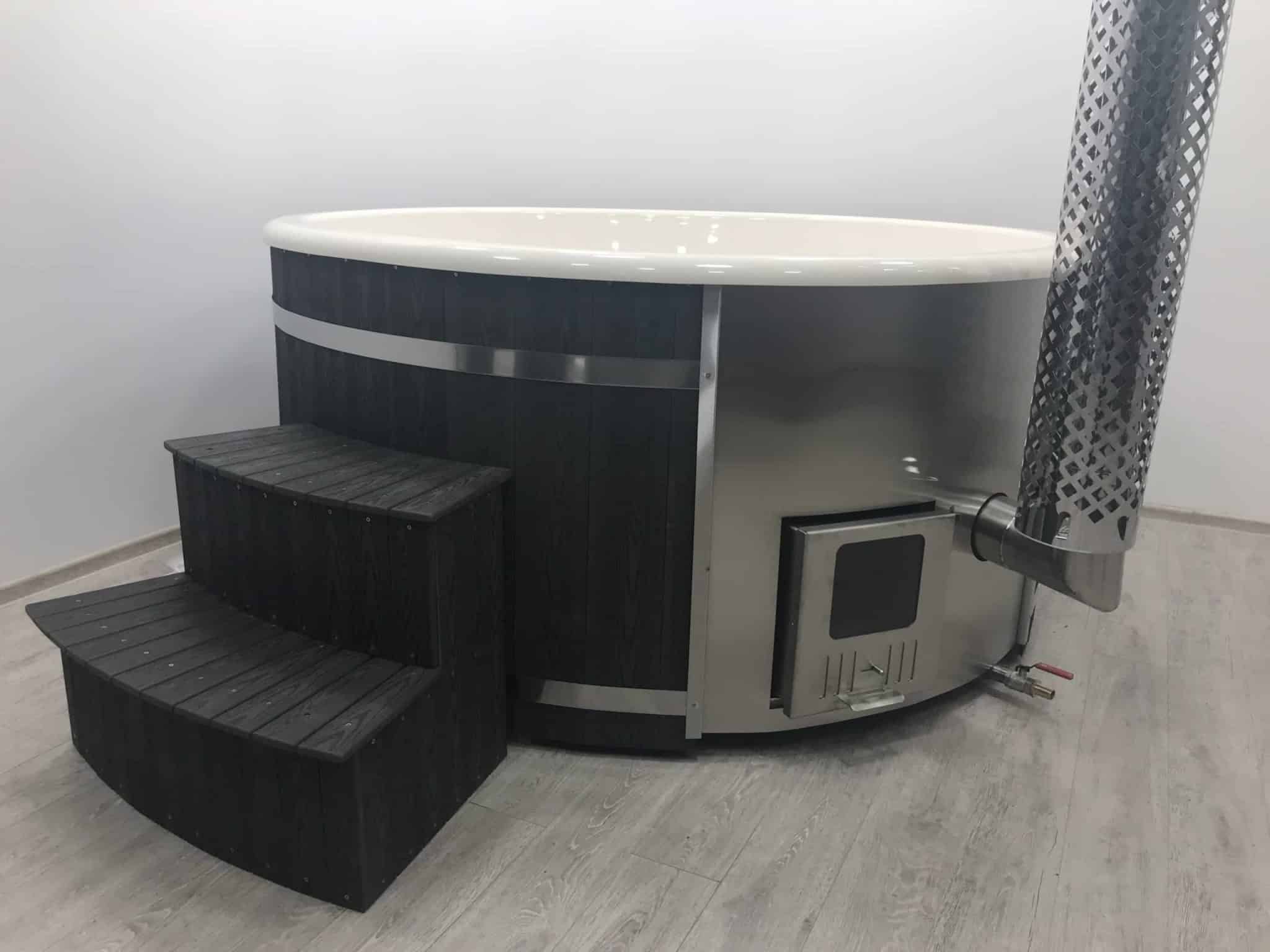DeLuxe vanjski hot-tub s umetkom od stakloplastike i unutarnjim grijačem - Slika 6