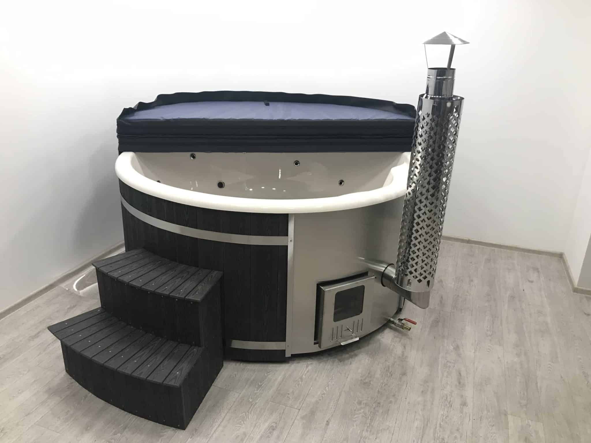 DeLuxe vanjski hot-tub s umetkom od stakloplastike i unutarnjim grijačem - Slika 5