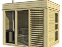 KUBIQ sauna 2 x 3 sa svlačionicom