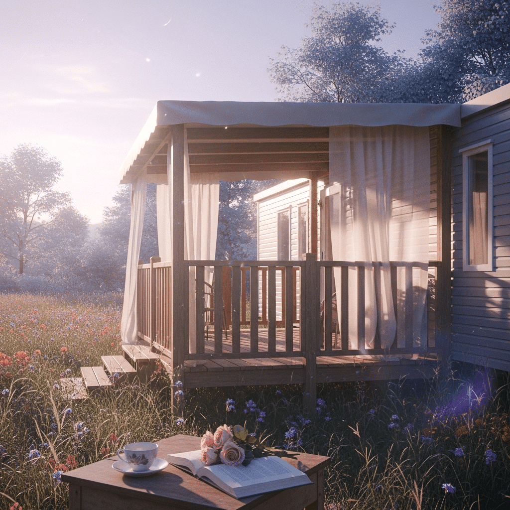 Terasa uklopljena u modernu mobilnu kućicu – KUBIQ