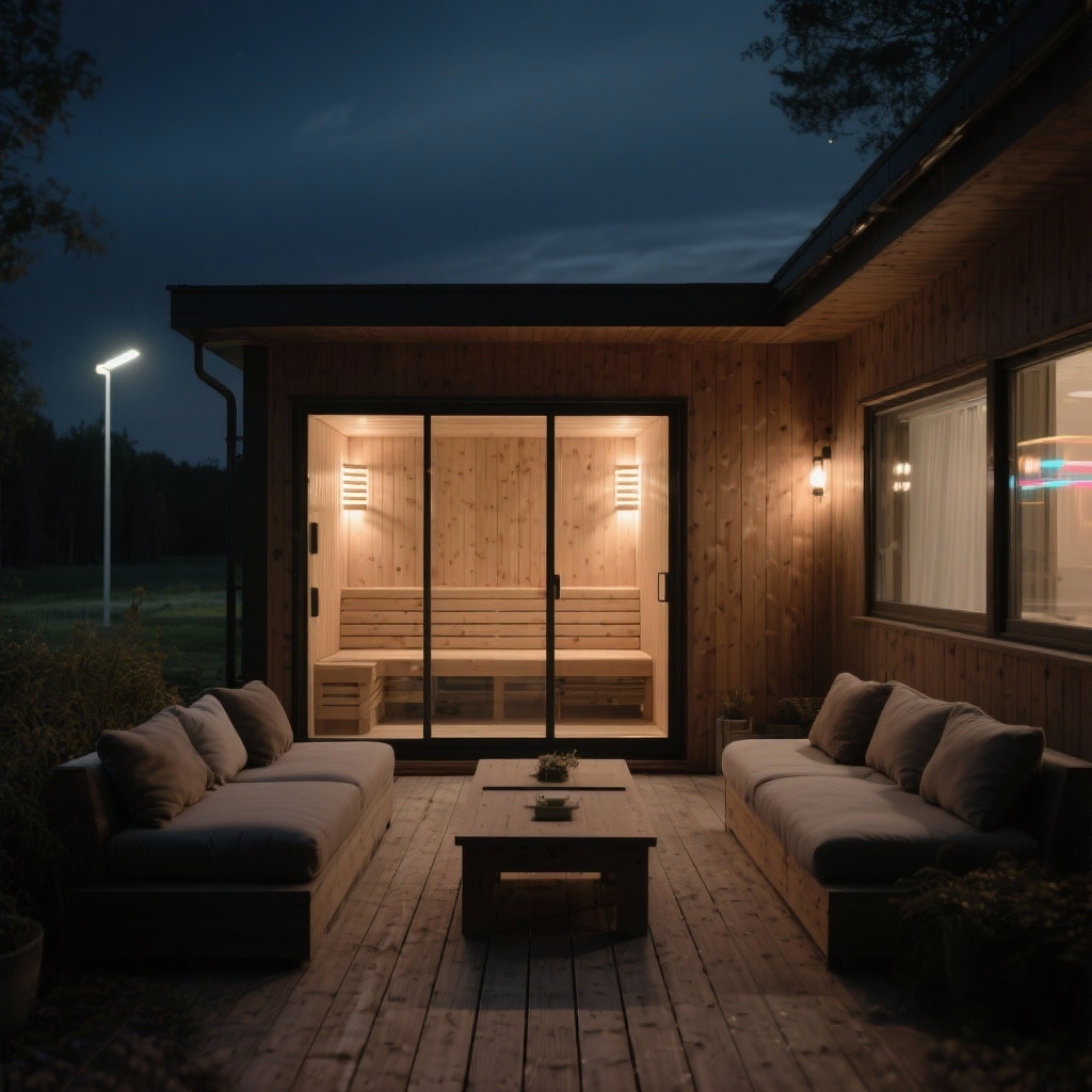 Noćna atmosfera wellness terase – KUBIQ dizajn Noćna atmosfera wellness terase – KUBIQ dizajn