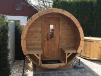 Okrugla vanjska sauna