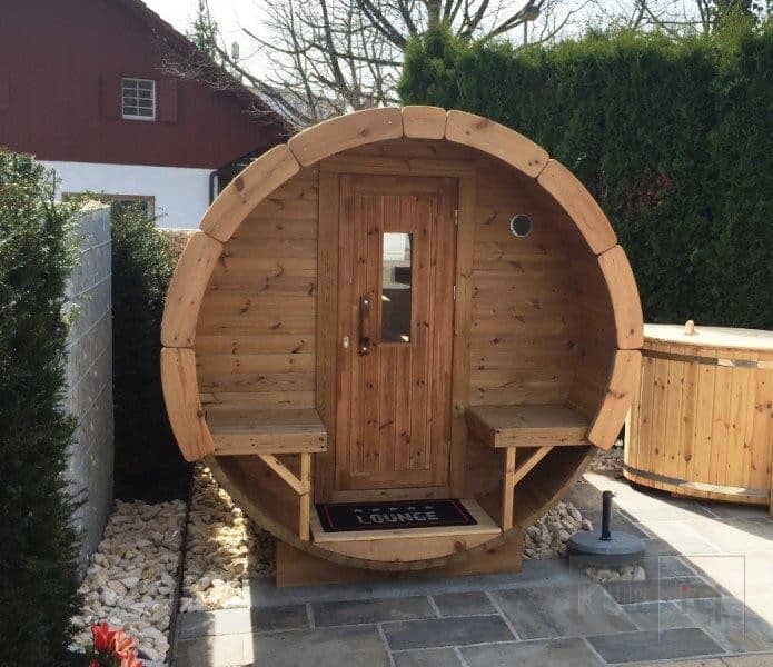 Okrugla vanjska sauna