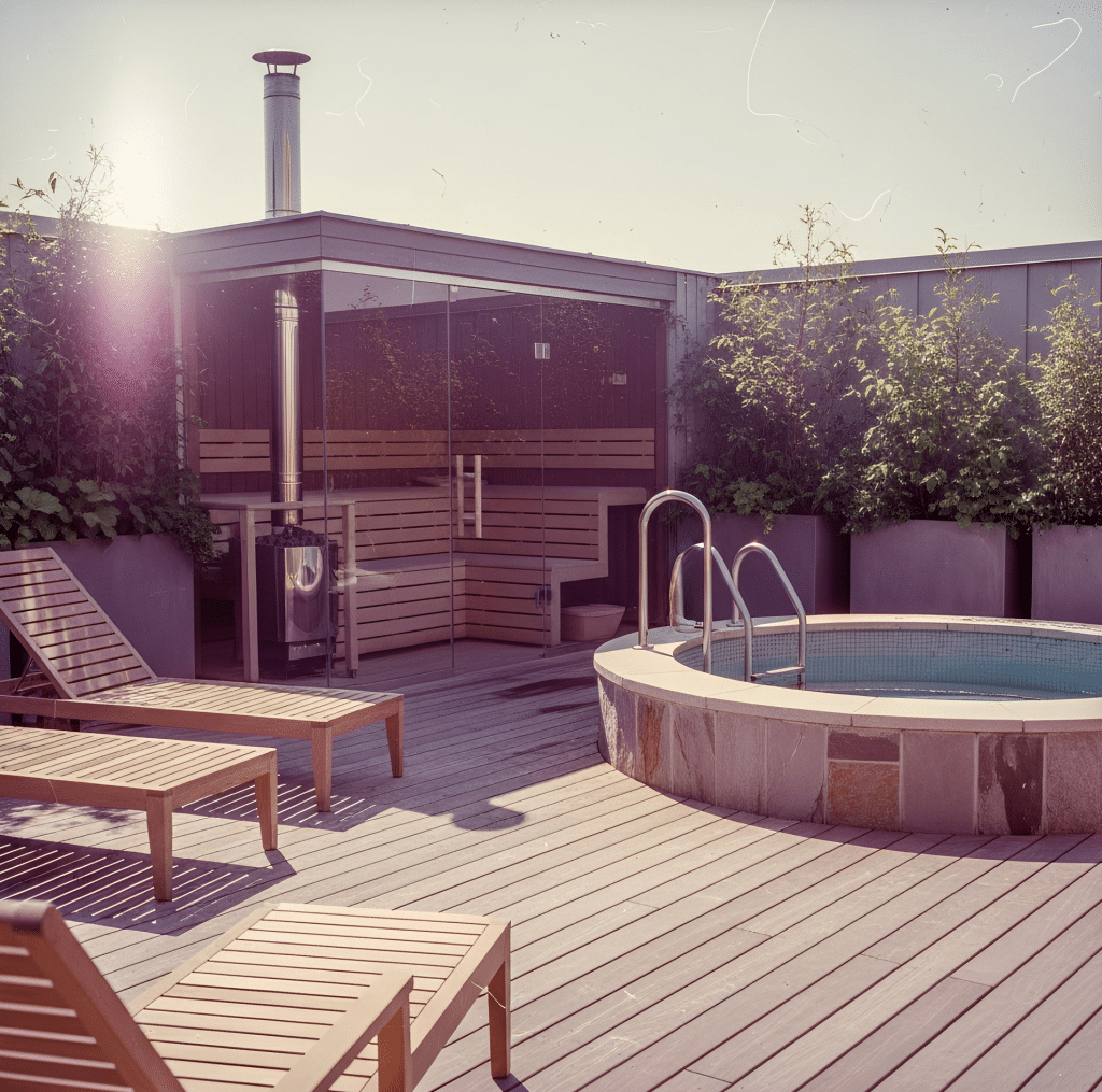 Wellness terasa s KUBIQ saunom