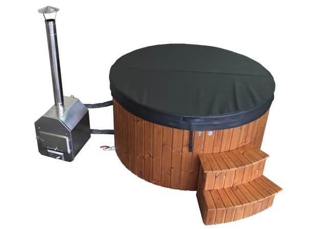 DeLuxe vanjski hot-tub s umetkom od stakloplastike i vanjskim grijačem - Slika 5