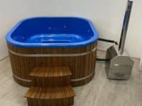DeLuxe kvadratni vanjski hot-tub s umetkom od akrila i vanjskim grijačem