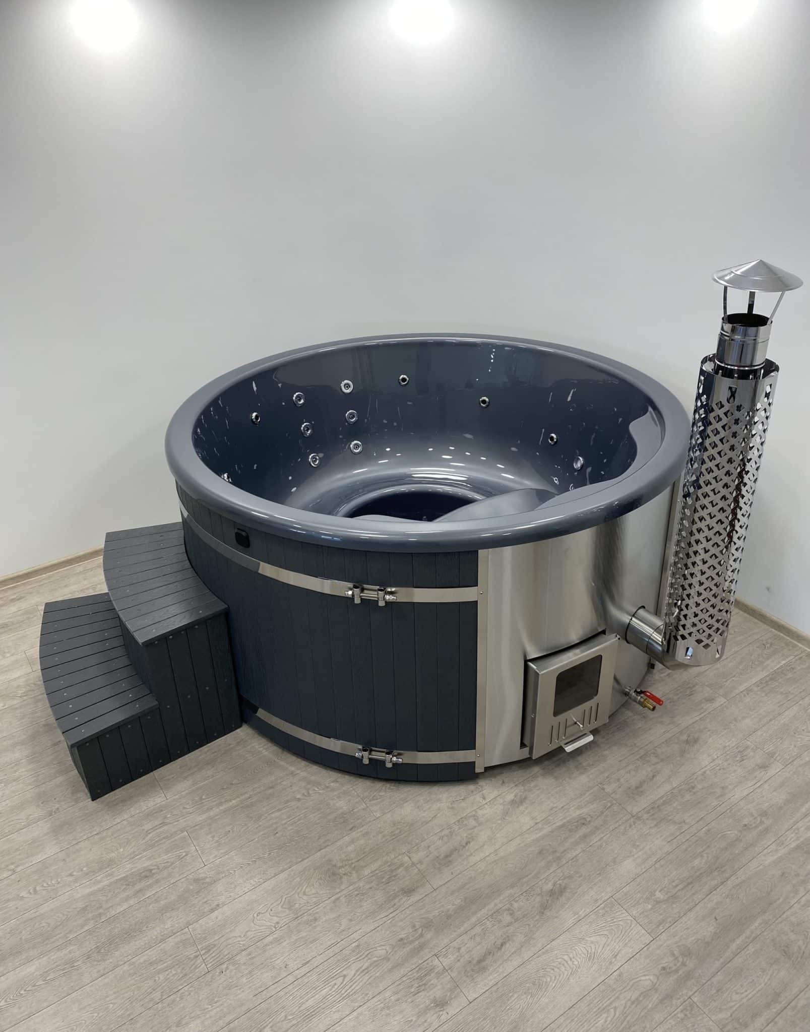 DeLuxe vanjski hot-tub s umetkom od akrila i unutarnjim grijačem