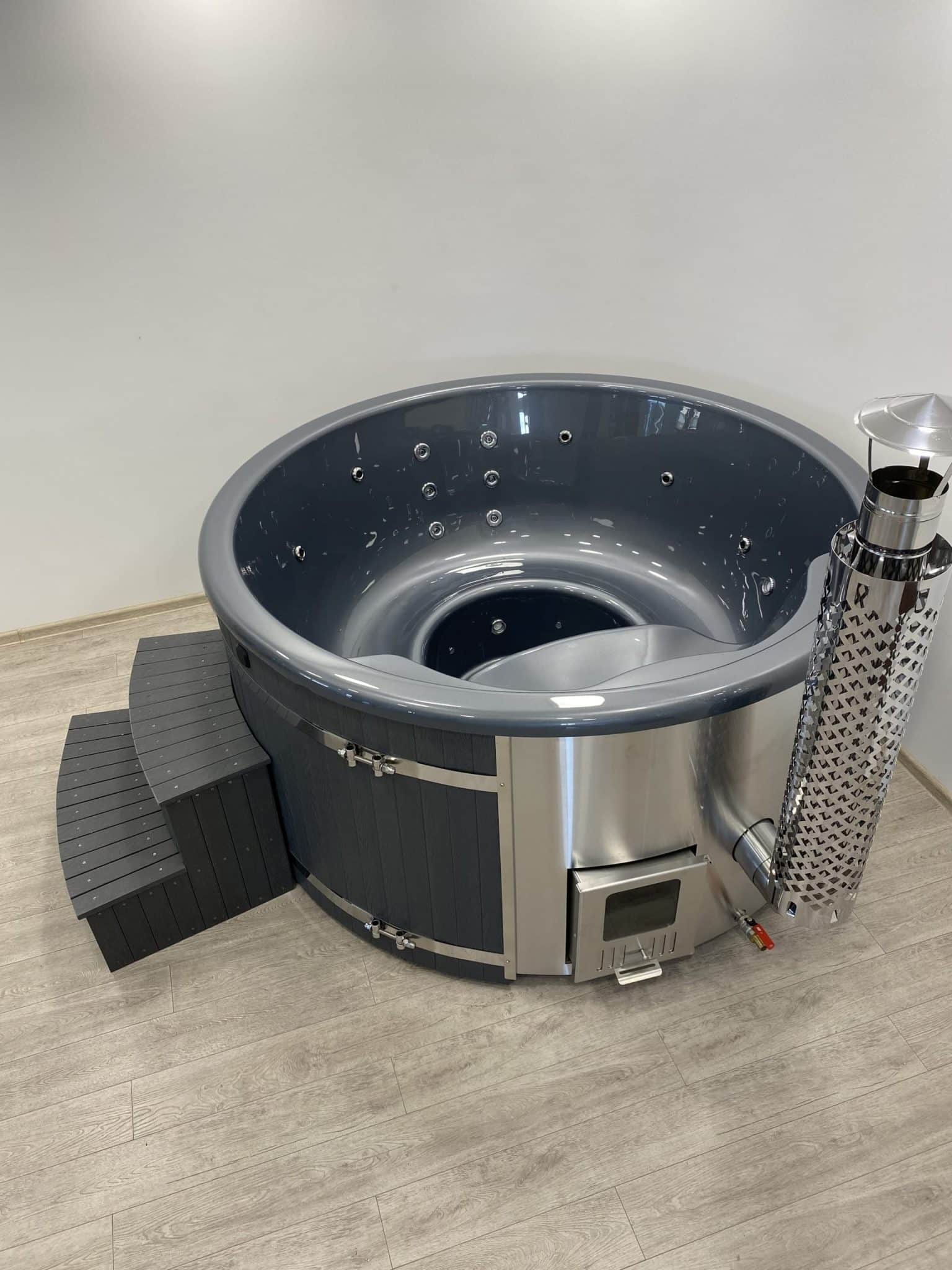 DeLuxe vanjski hot-tub s umetkom od akrila i unutarnjim grijačem - Slika 3