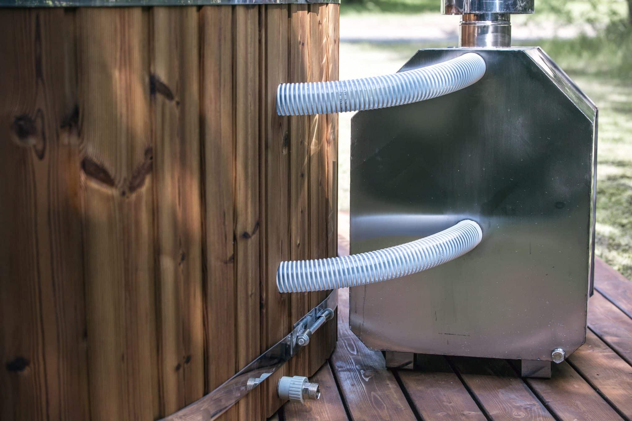 Ovalna vanjska hot-tub kupka s umetkom od stakloplastike i vanjskim grijačem - Slika 8