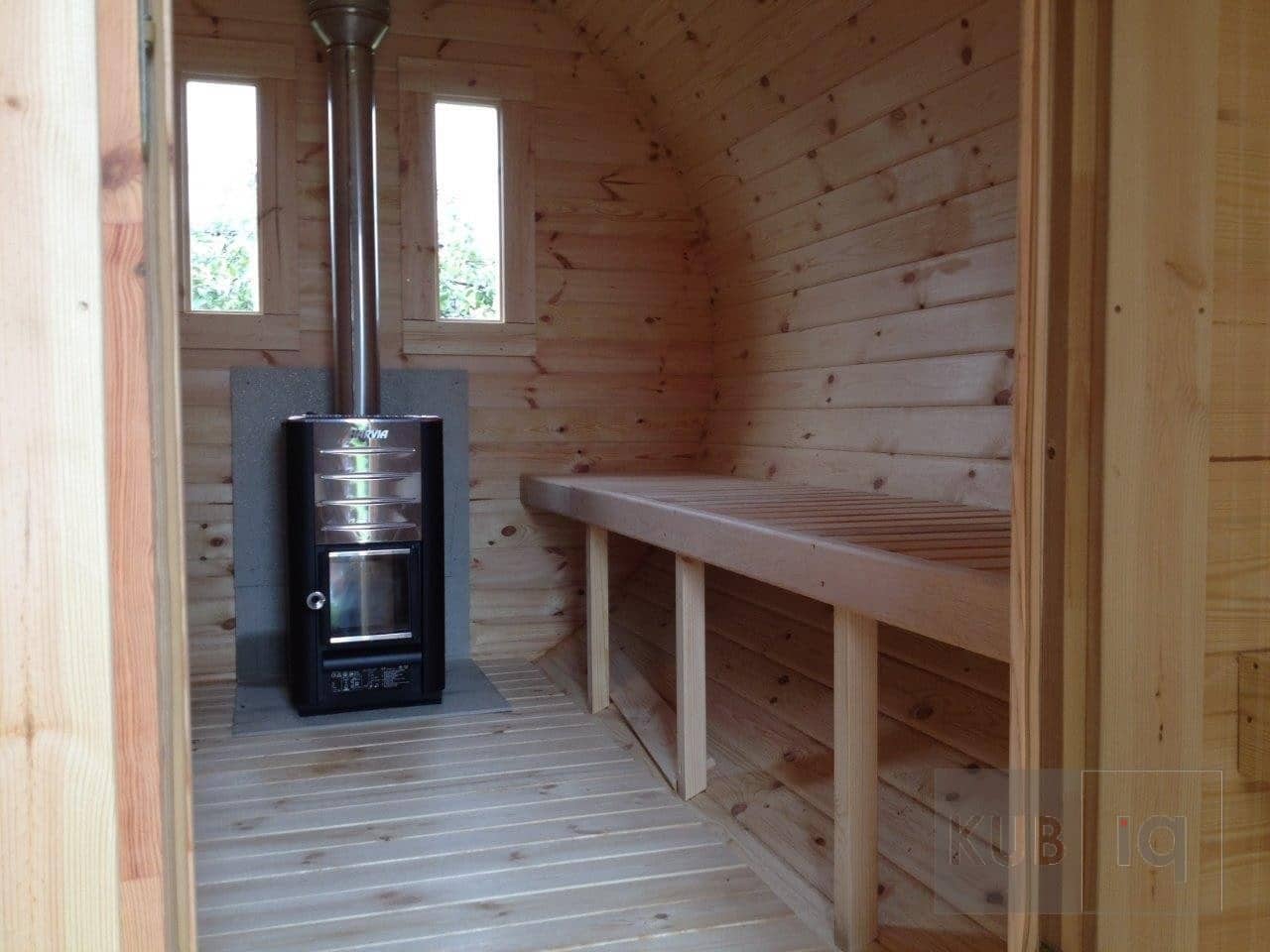 Okrugla vanjska sauna 4,5 m promjera 197cm ili 227 cm - Slika 13