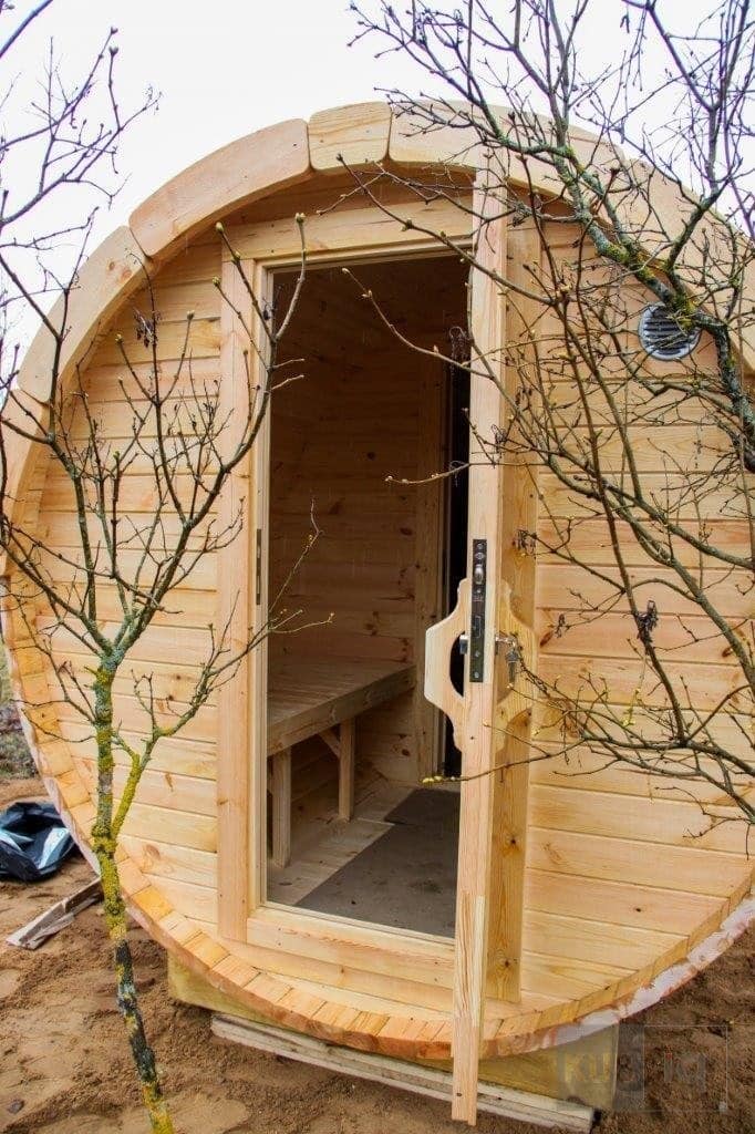 Okrugla vanjska sauna 4,5 m promjera 197cm ili 227 cm - Slika 2