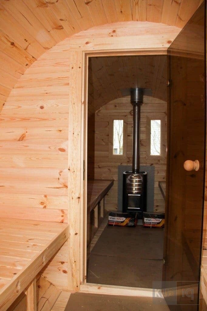 Okrugla vanjska sauna 4,5 m promjera 197cm ili 227 cm - Slika 3