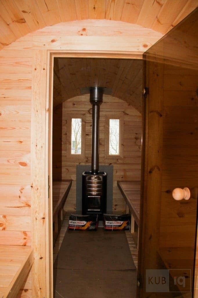 Okrugla vanjska sauna 4,5 m promjera 197cm ili 227 cm - Slika 5