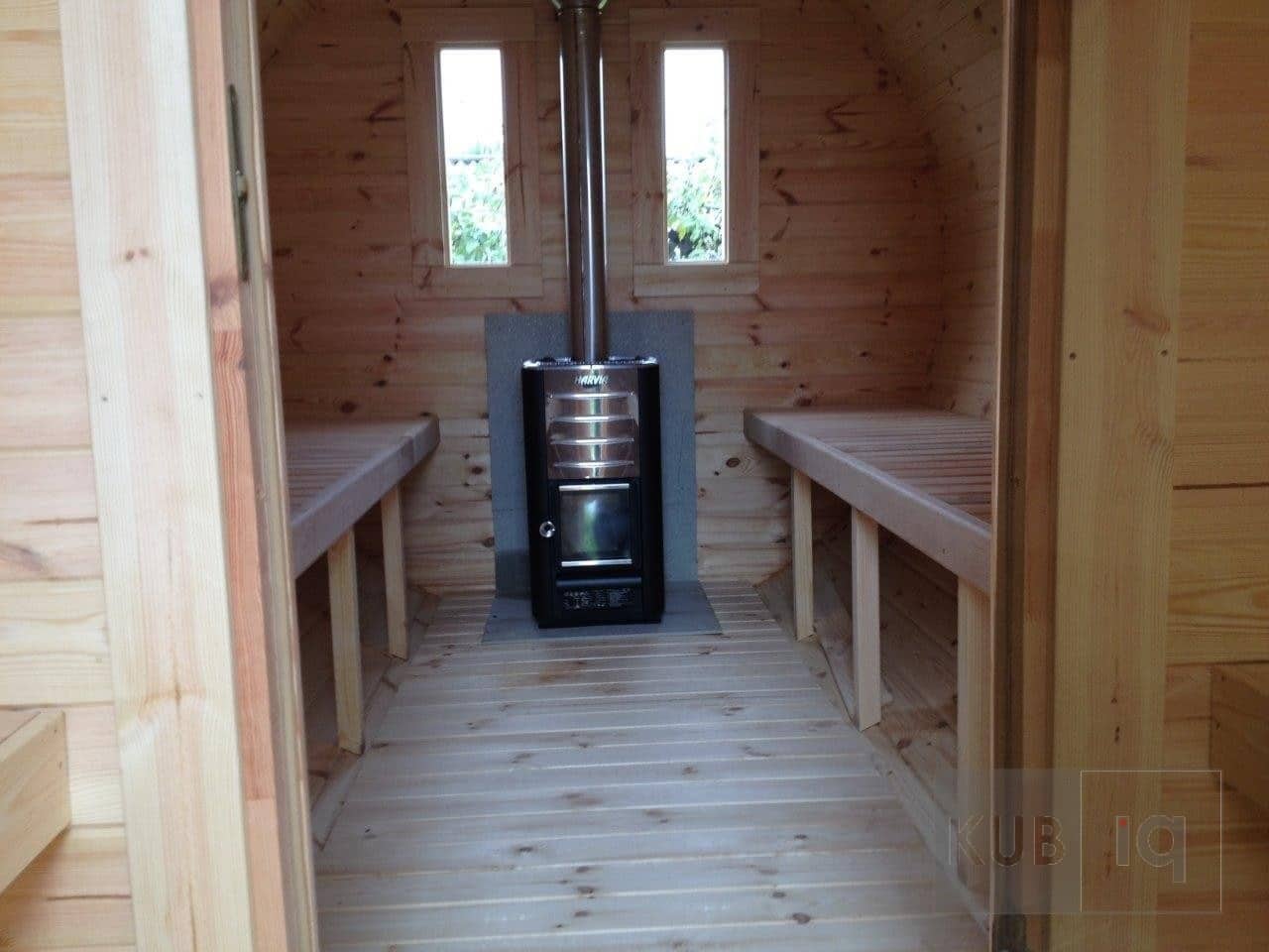 Okrugla vanjska sauna 4,5 m promjera 197cm ili 227 cm - Slika 14