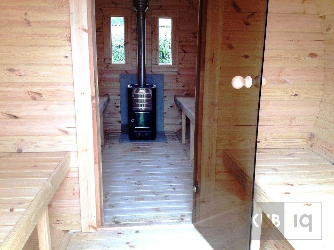 Okrugla vanjska sauna 4,5 m promjera 197cm ili 227 cm - Slika 11