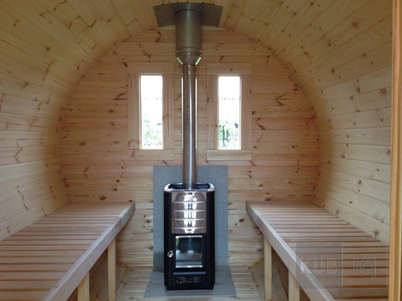 Okrugla vanjska sauna 4,5 m promjera 197cm ili 227 cm - Slika 15