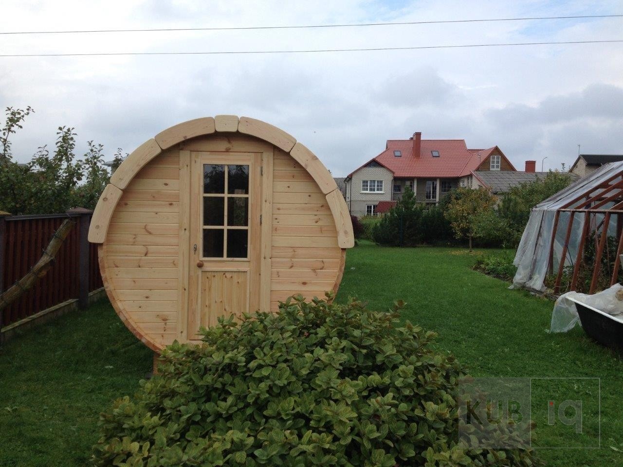 Okrugla vanjska sauna 4,5 m promjera 197cm ili 227 cm - Slika 19