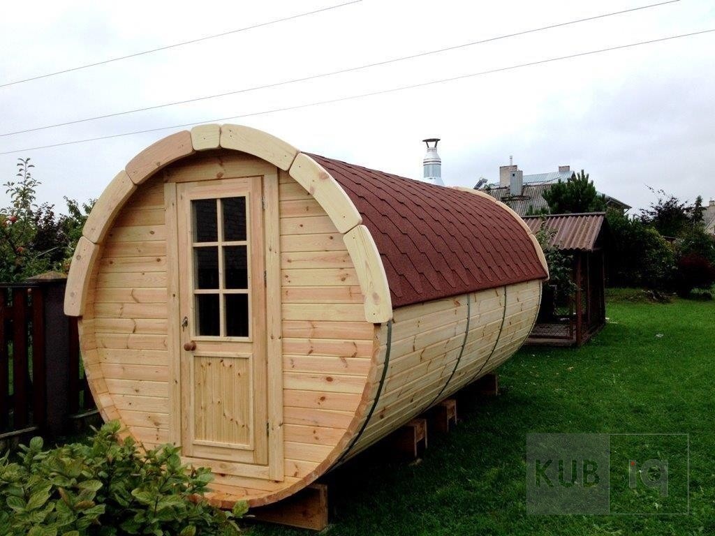 Okrugla vanjska sauna 4,5 m promjera 197cm ili 227 cm - Slika 20