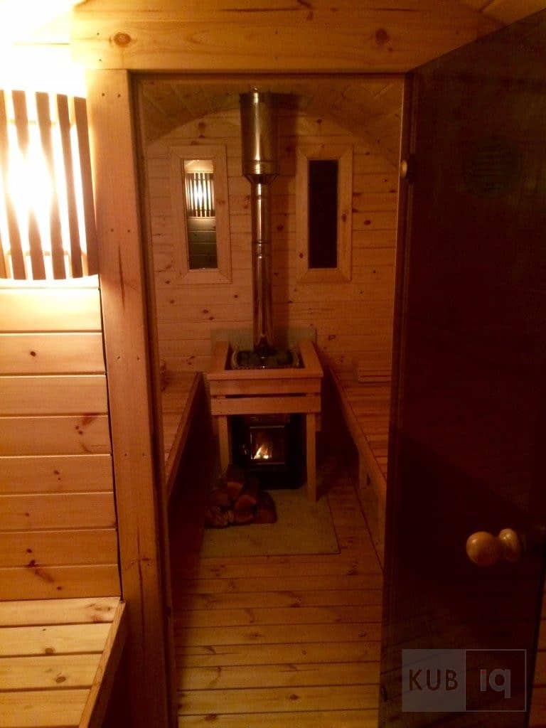 Okrugla vanjska sauna 4 m promjera 197cm ili 227 cm - Slika 5