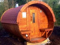 Okrugla vanjska sauna 4 m promjera 197cm ili 227 cm