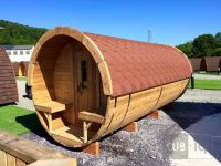 Okrugla vanjska sauna 5,9 m promjera 197 ili 227 cm
