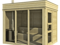 KUBIQ sauna 2 x 3