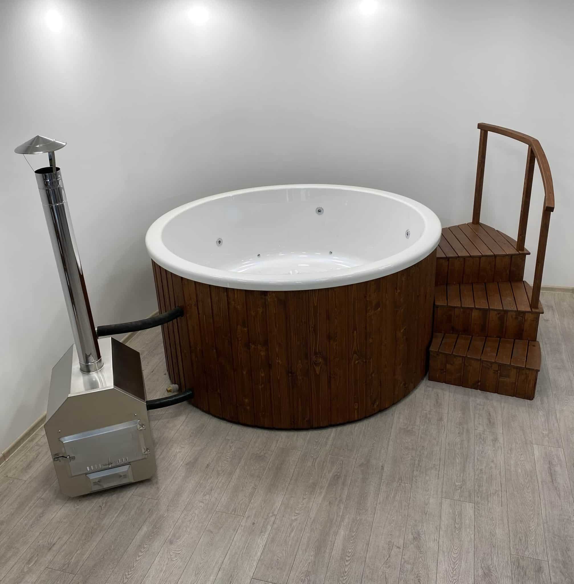 DeLuxe vanjski hot-tub s umetkom od akrila i vanjskim grijačem