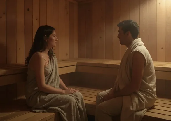 Miran večernji wellness ritual u BIO sauni za obiteljsko korištenje
